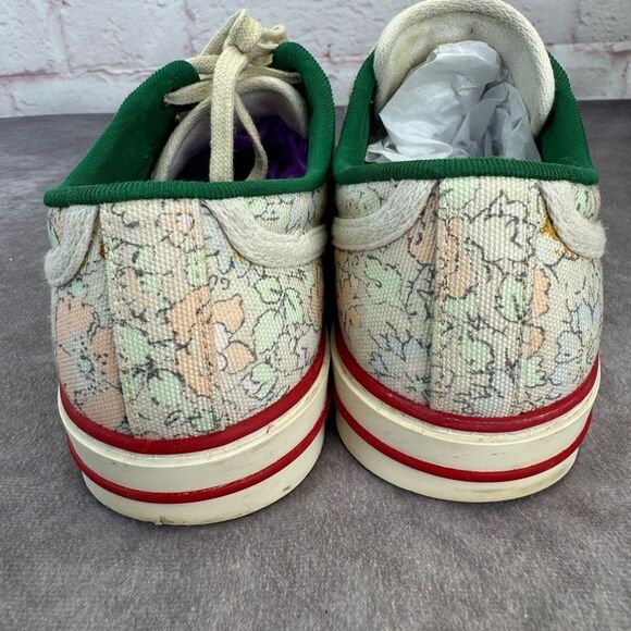 Gucci Floral Liberty Ace Web Sneakers 8.5 - Picture 9 of 12